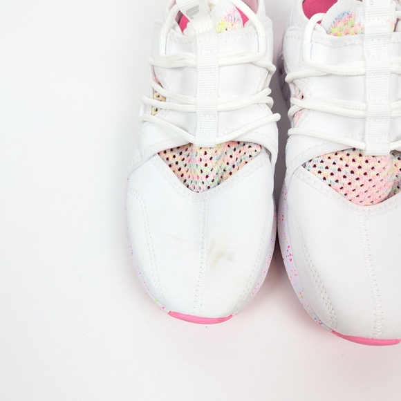 Fabletics White Pink Speckle Brookside Performance Sneaker Size 6.5 - Picture 9 of 10